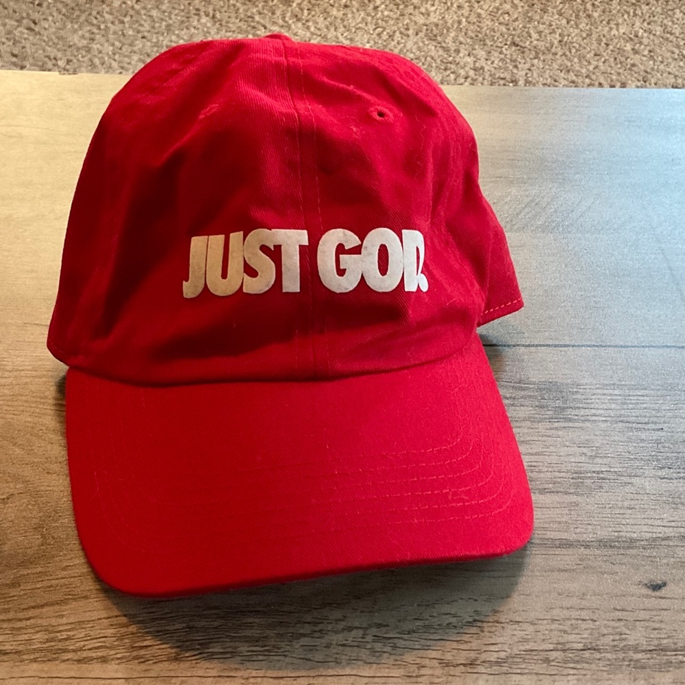 Red GOD ID DOPE Cap